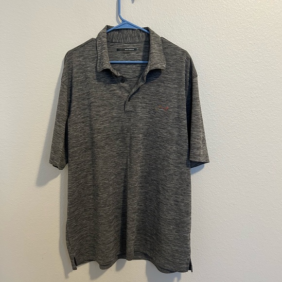 Greg Norman Heather Gray Golf Polo - Picture 3 of 6